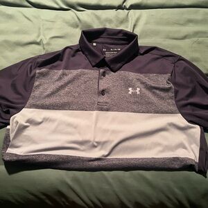 Under Armour Playoff Polo in Purple